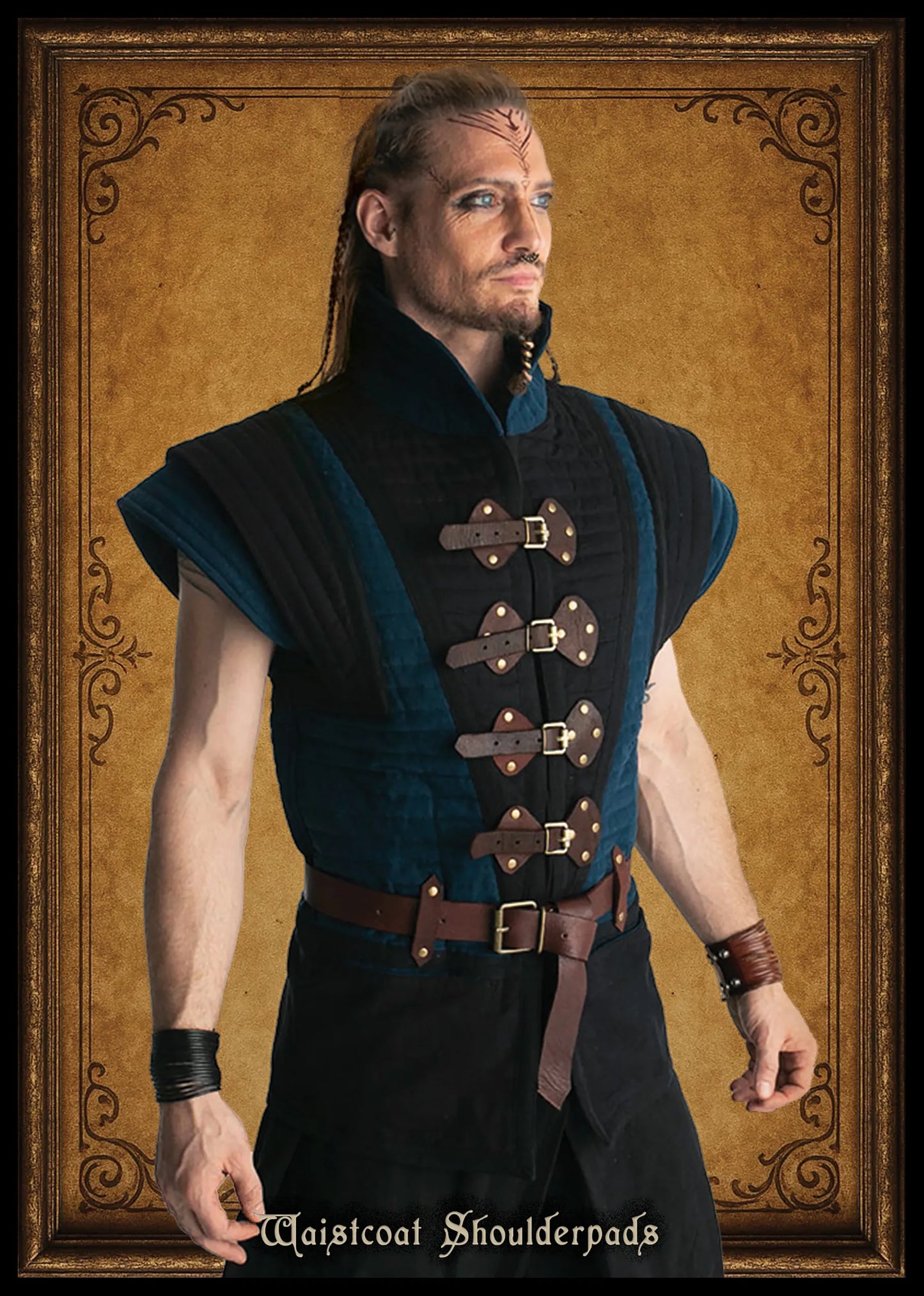 gilet homme épaulettes