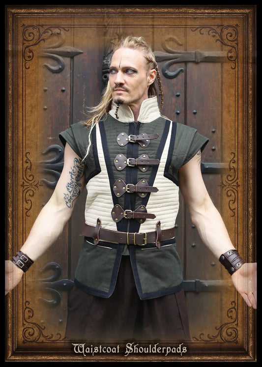 waistcoat man shoulderpads