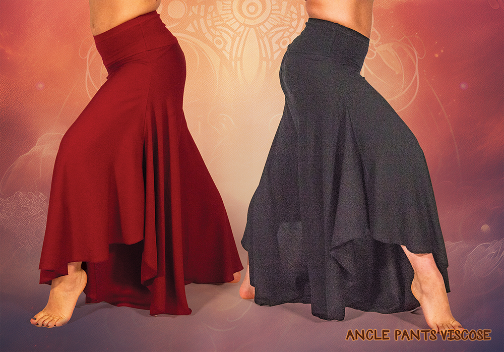 pants loose ancle viscose