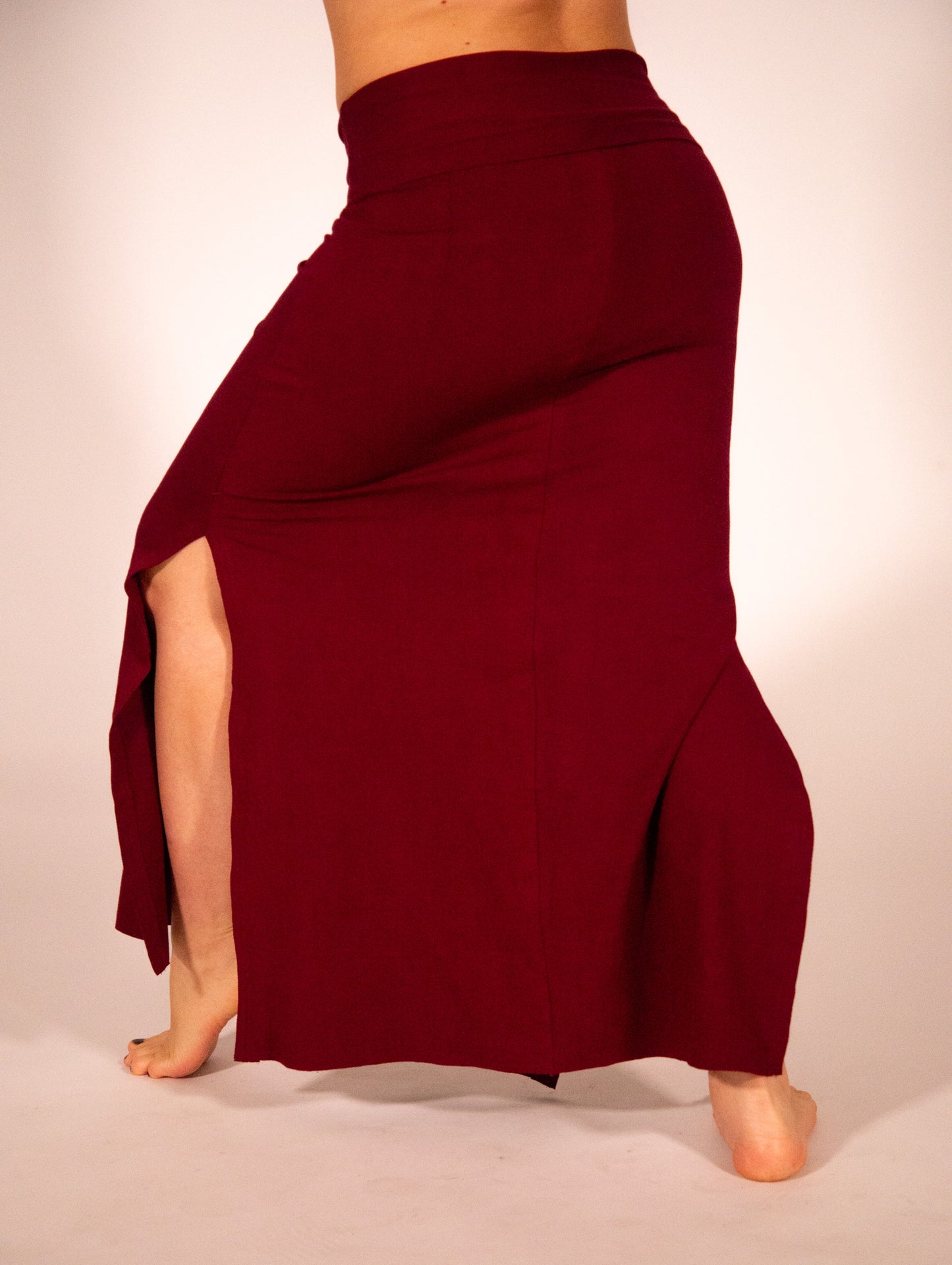 skirt spandex splits