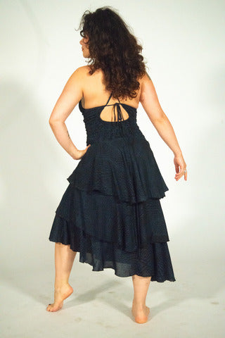 dress flamenco viscosevoile print