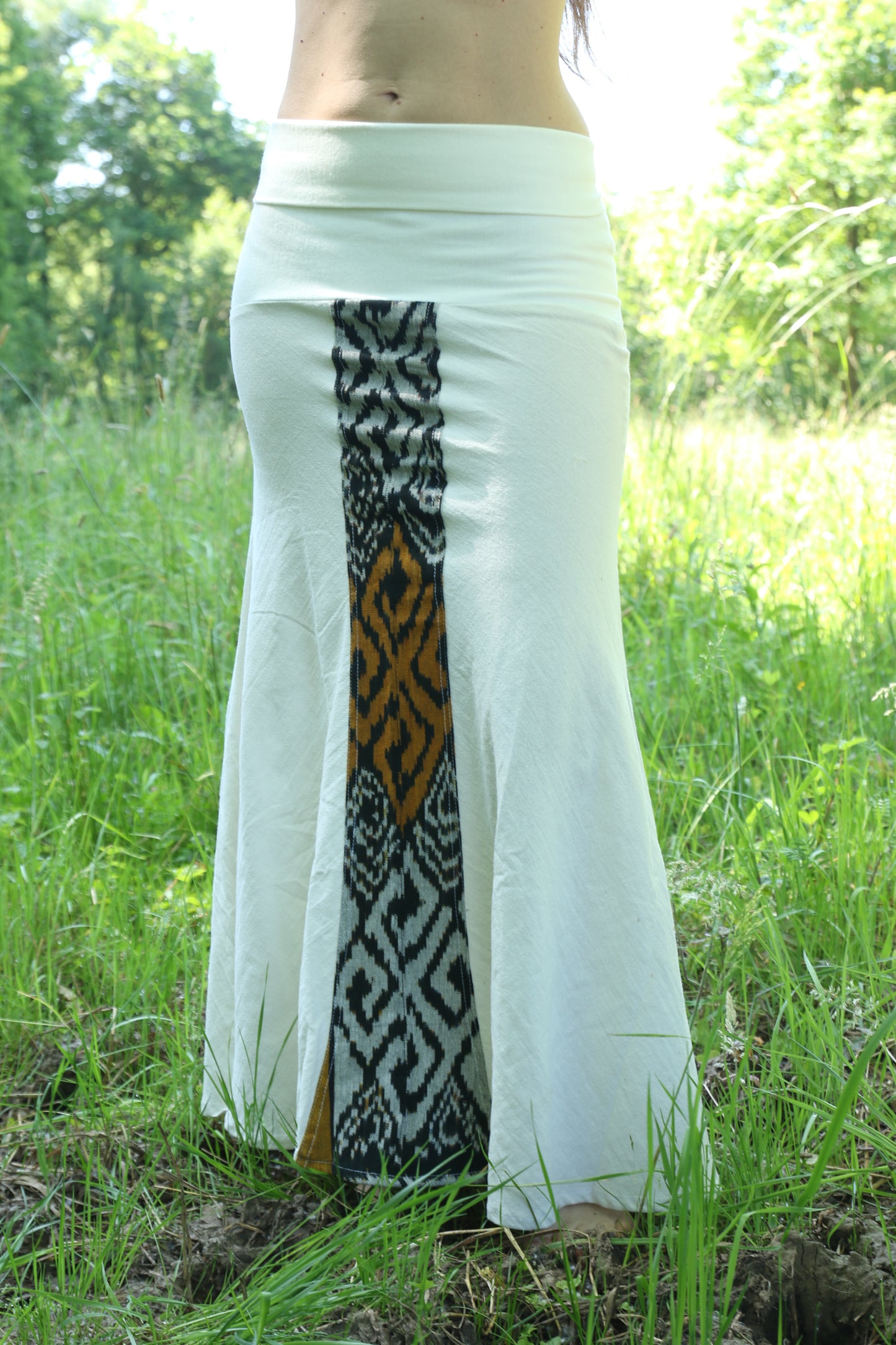 skirt tbk cotton high waist