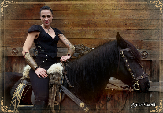 armor corset canvas plain