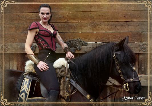 armor corset canvas plain