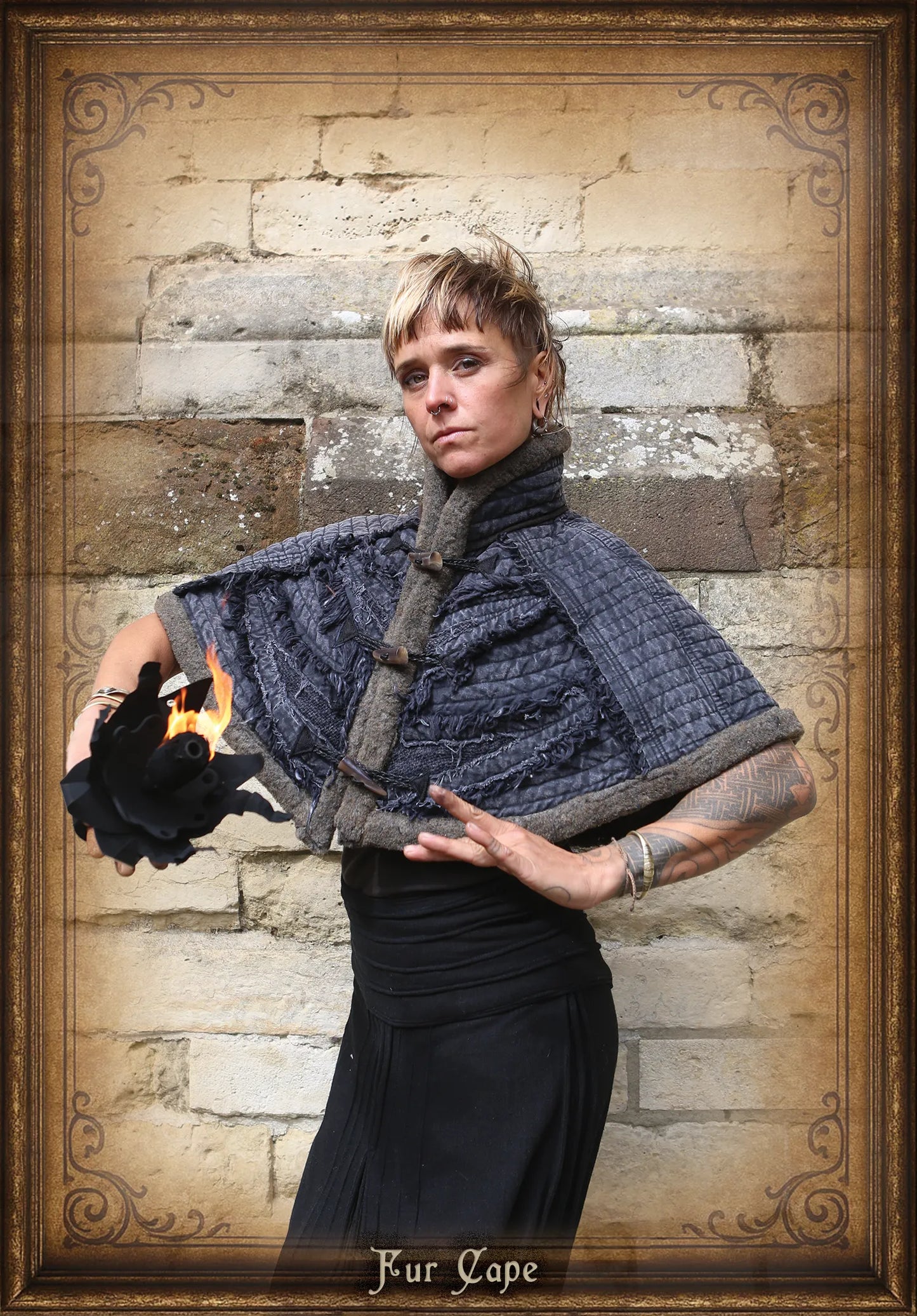 cape woman fur