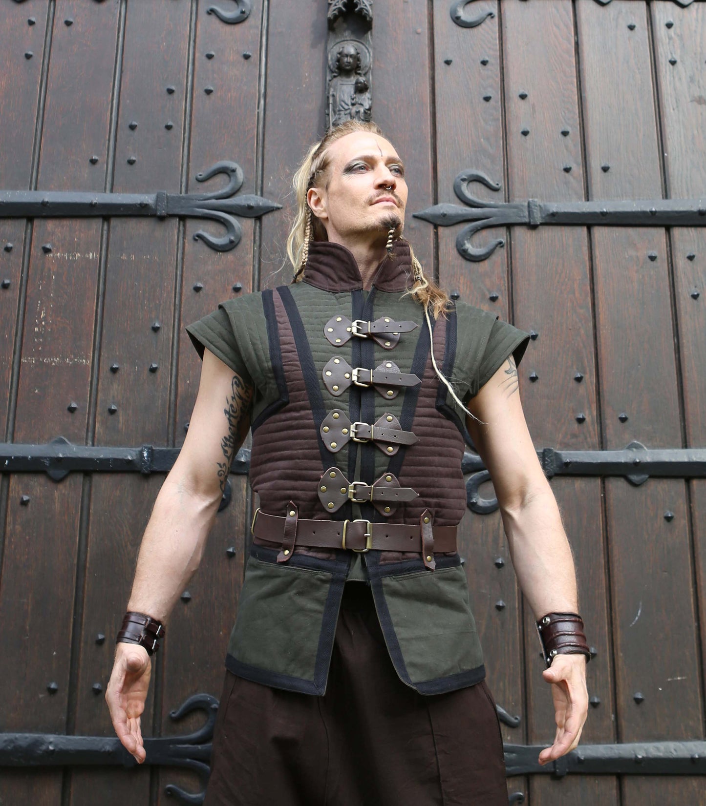 gilet homme épaulettes