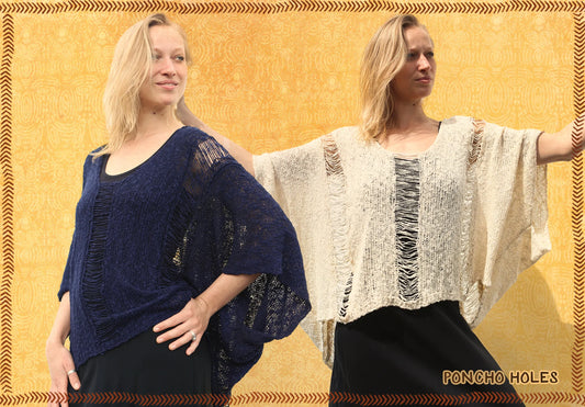poncho holes