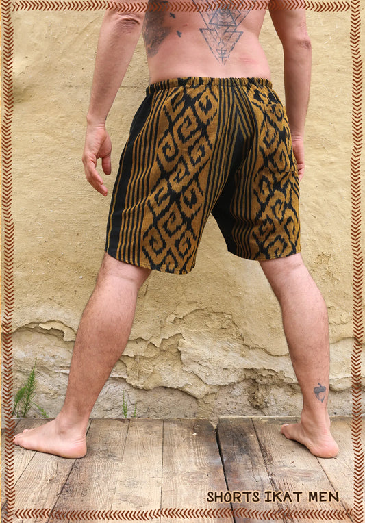 short pants ikat