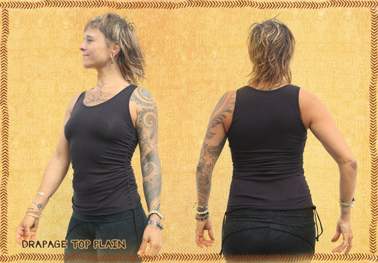 top drapage spandex