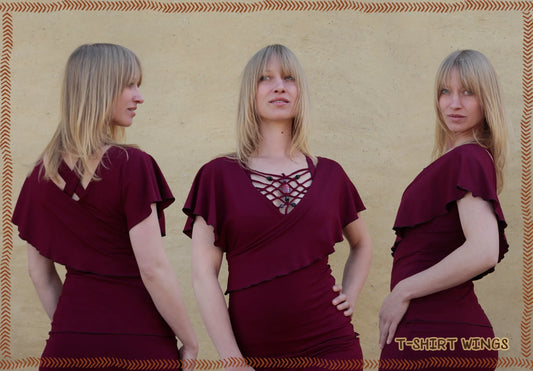 tshirt wings spandex