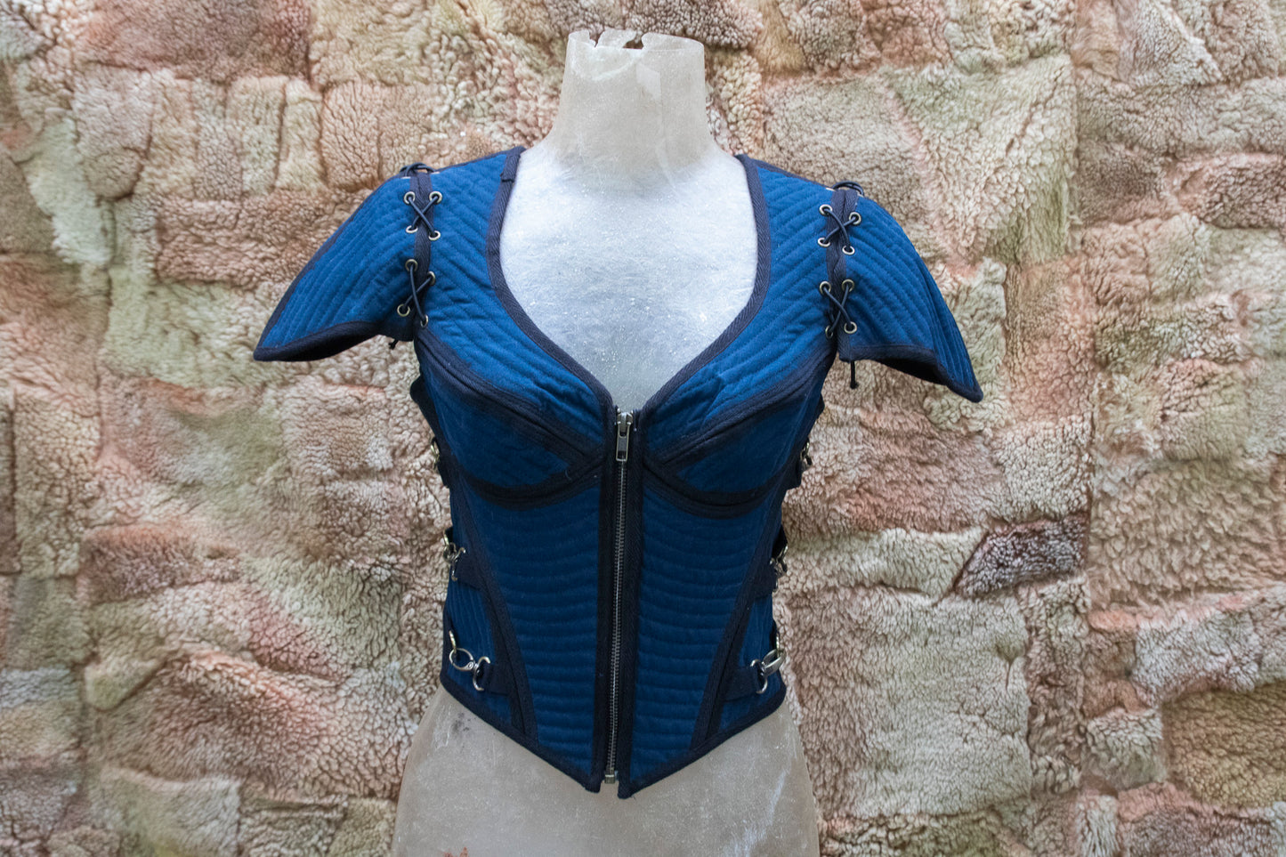 armor corset canvas plain
