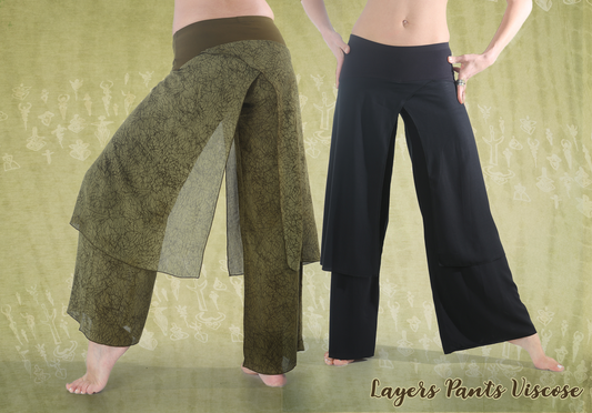 pants layers voileprint