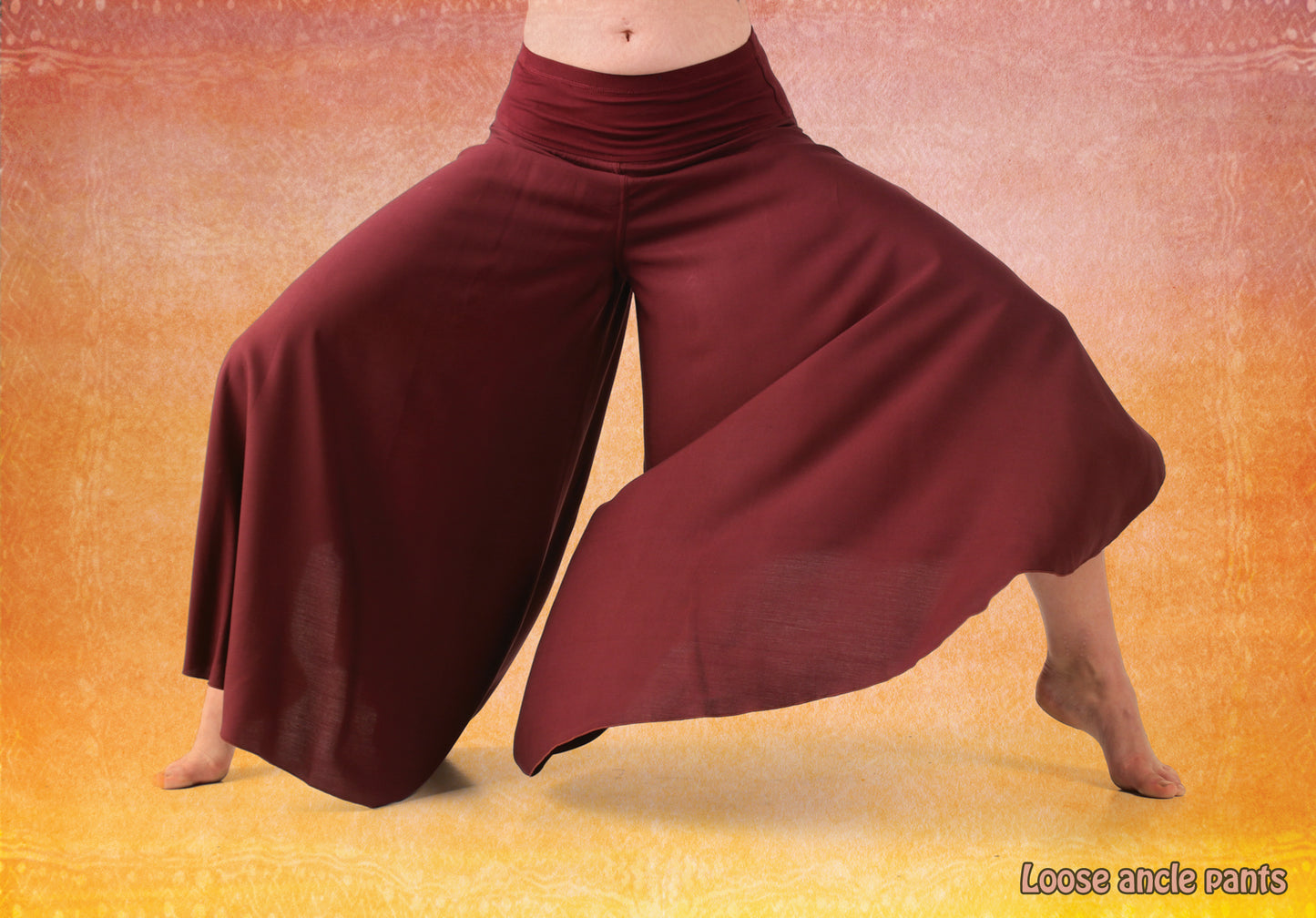 pants loose ancle viscose