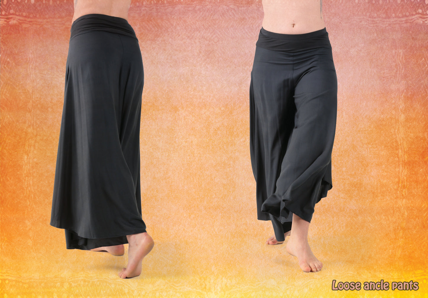 pants loose ancle viscose