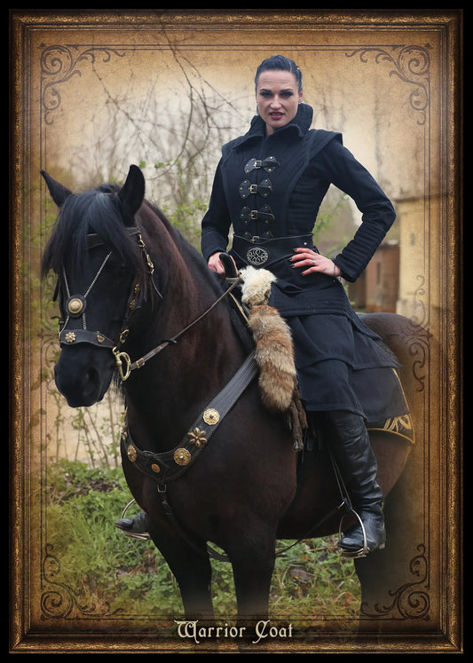 Coat warrior woman