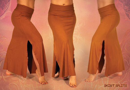 skirt spandex splits