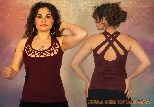 top double cross weaving stones