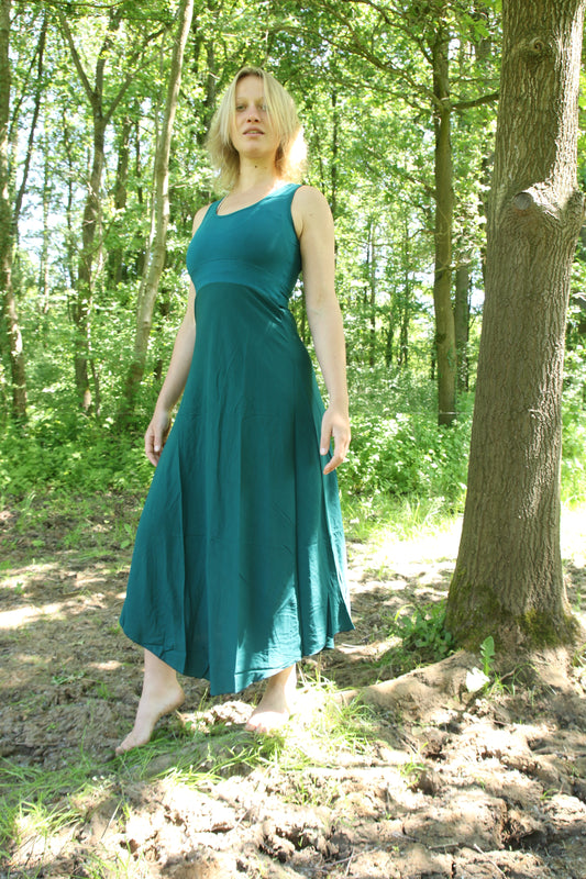 dress tunique plain long viscose