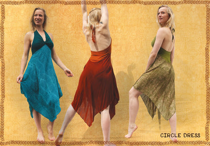 dress circle viscosevoile print