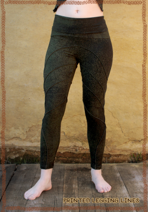 legging high waist spandex print