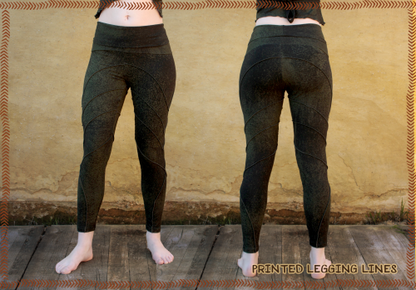 legging high waist spandex print