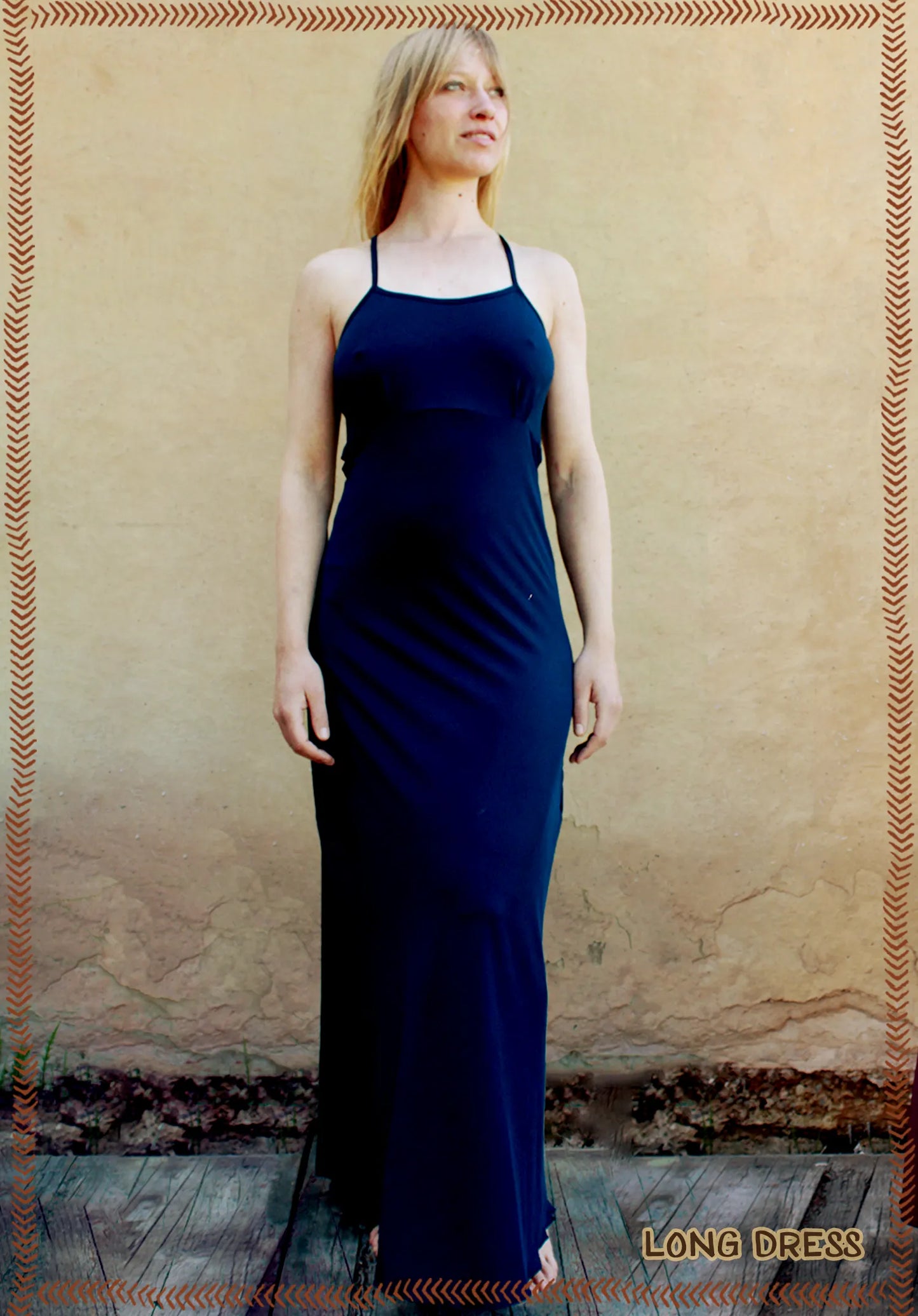 long dress bias cut