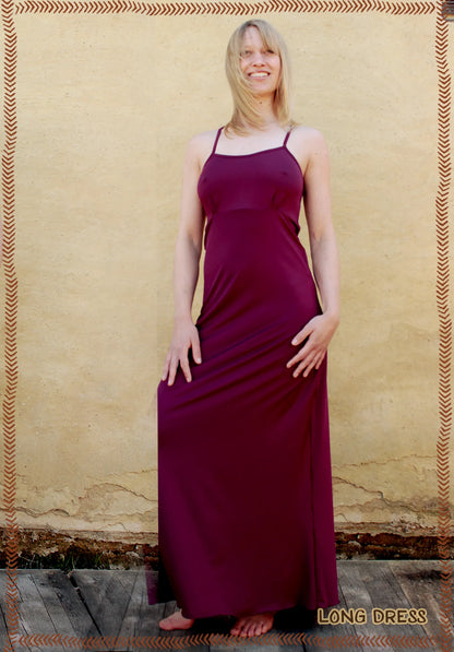 long dress bias cut
