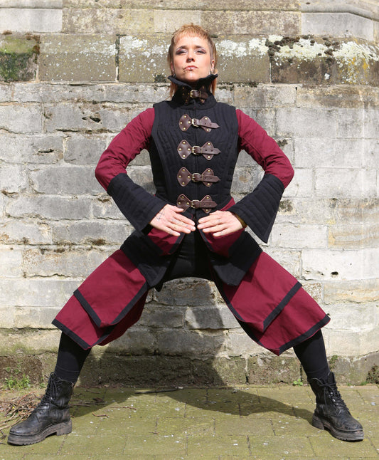 Coat warrior woman