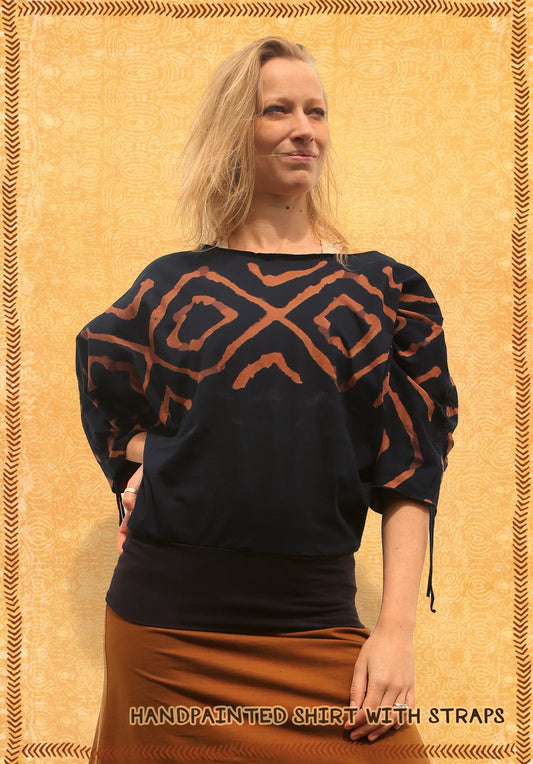 tshirt straps handpaint