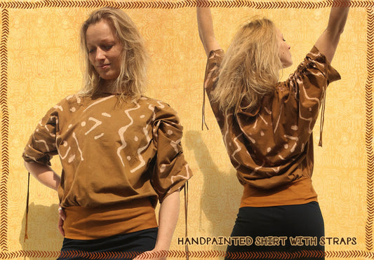 tshirt straps handpaint