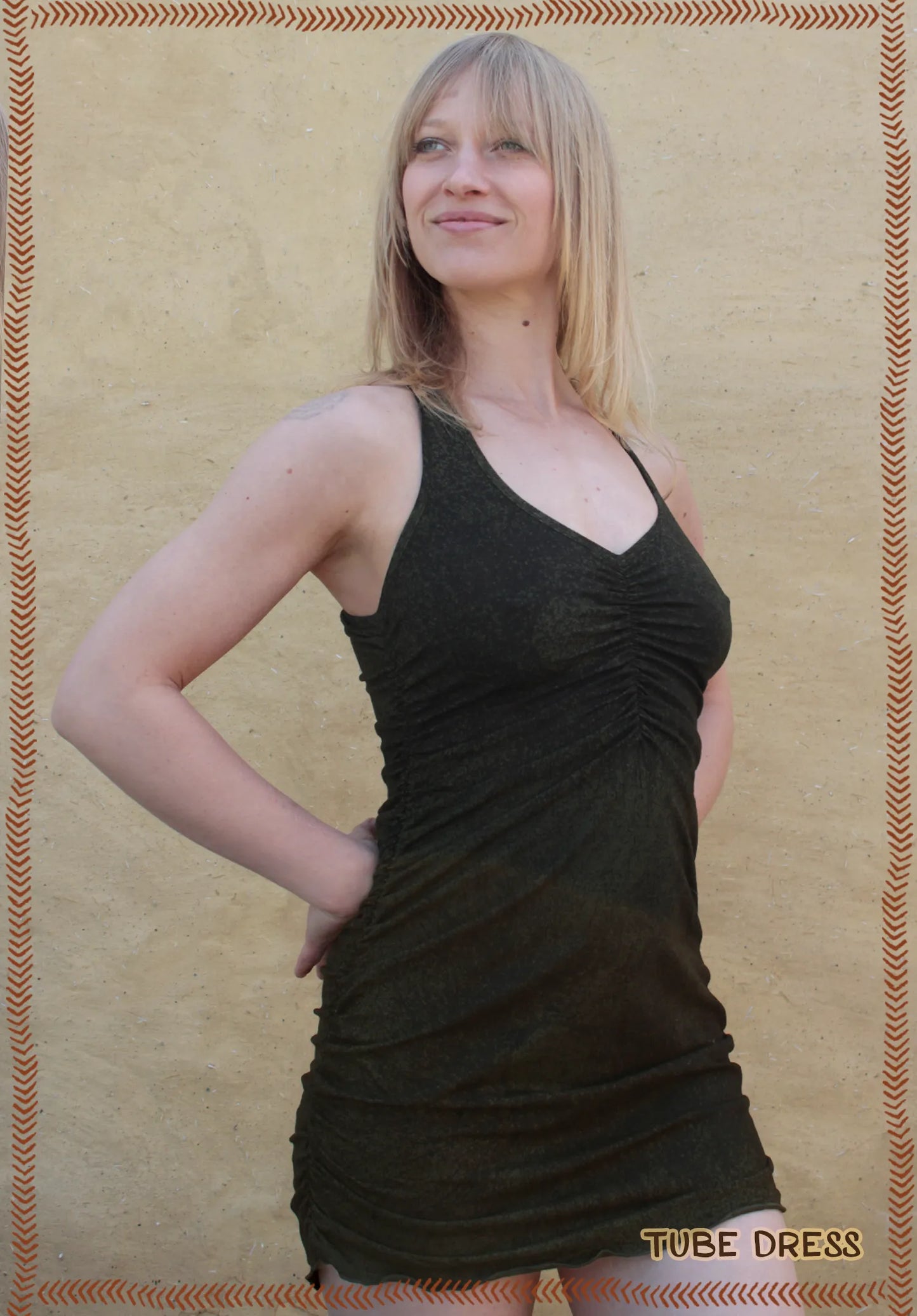 tube dress print