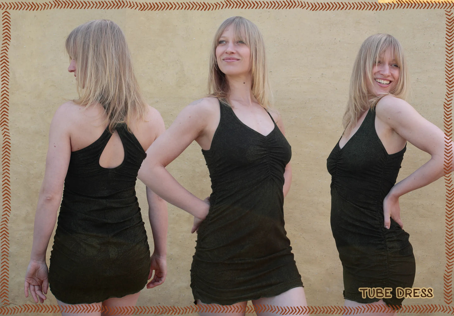 tube dress print