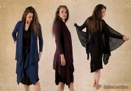 cardigan wrap knitted