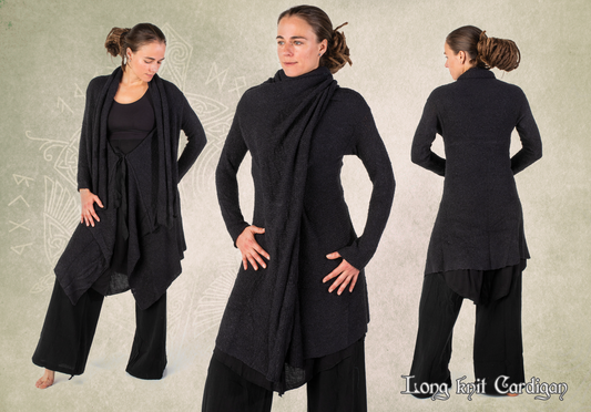 cardigan wrap knitted THICK