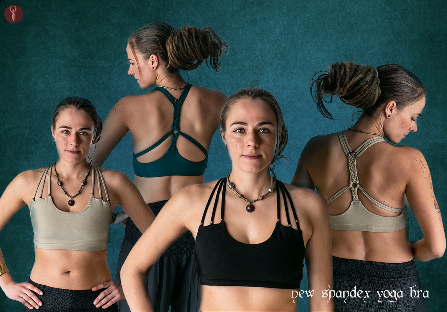 bra spandex plain with beads