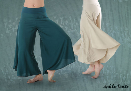 pants loose ancle viscose